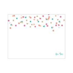 confetti stationery