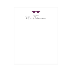 lovebirds future mrs. stationery