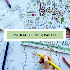 hello baby coloring book: digital edition