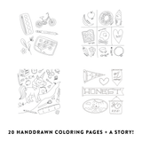 hello baby coloring book: digital edition