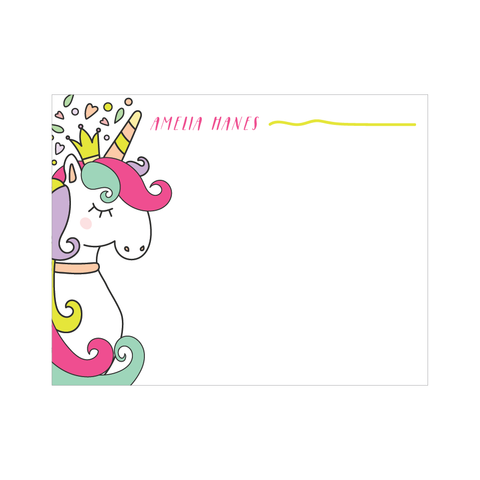 unicorn stationery