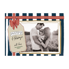 wrapped up holiday card