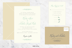 Adornment Collection - Customizable Wedding Invitation Set