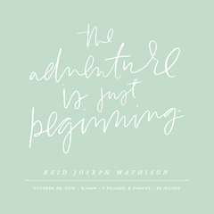 adventure beginning custom kids art print