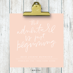 adventure beginning custom kids art print