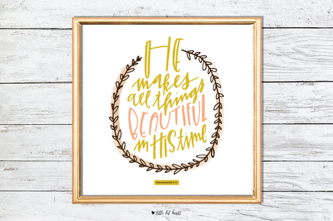 all things beautiful art print