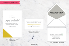 Colordipped - Customizable Wedding Invitation Set