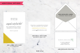Colordipped - Customizable Wedding Invitation Set