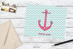 chevron anchor stationery