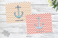 chevron anchor stationery