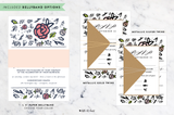 Modern Botanic - Customizable Wedding Invitation Set