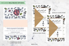 Modern Botanic - Customizable Wedding Invitation Set