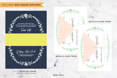 Mod Fleur - Customizable Wedding Invitation Set