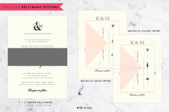 Monogram Collection - Customizable Wedding Invitation Set