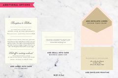 Monogram Collection - Customizable Wedding Invitation Set