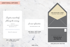 Monument - Customizable Wedding Invitation Set