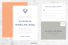 Nautical Collection - Customizable Wedding Invitation Set