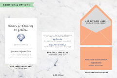 Nautical Collection - Customizable Wedding Invitation Set