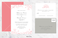 Peony - Customizable Wedding Invitation Set